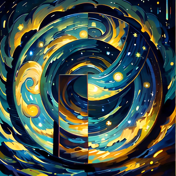 Monogramma GP, versione Van Gogh
